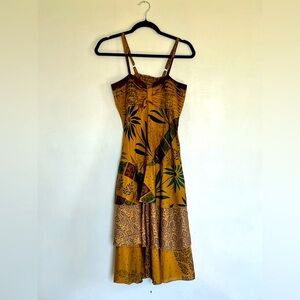 Sacred Threads Bohemian Layered Sleeveless Dress Size O/S